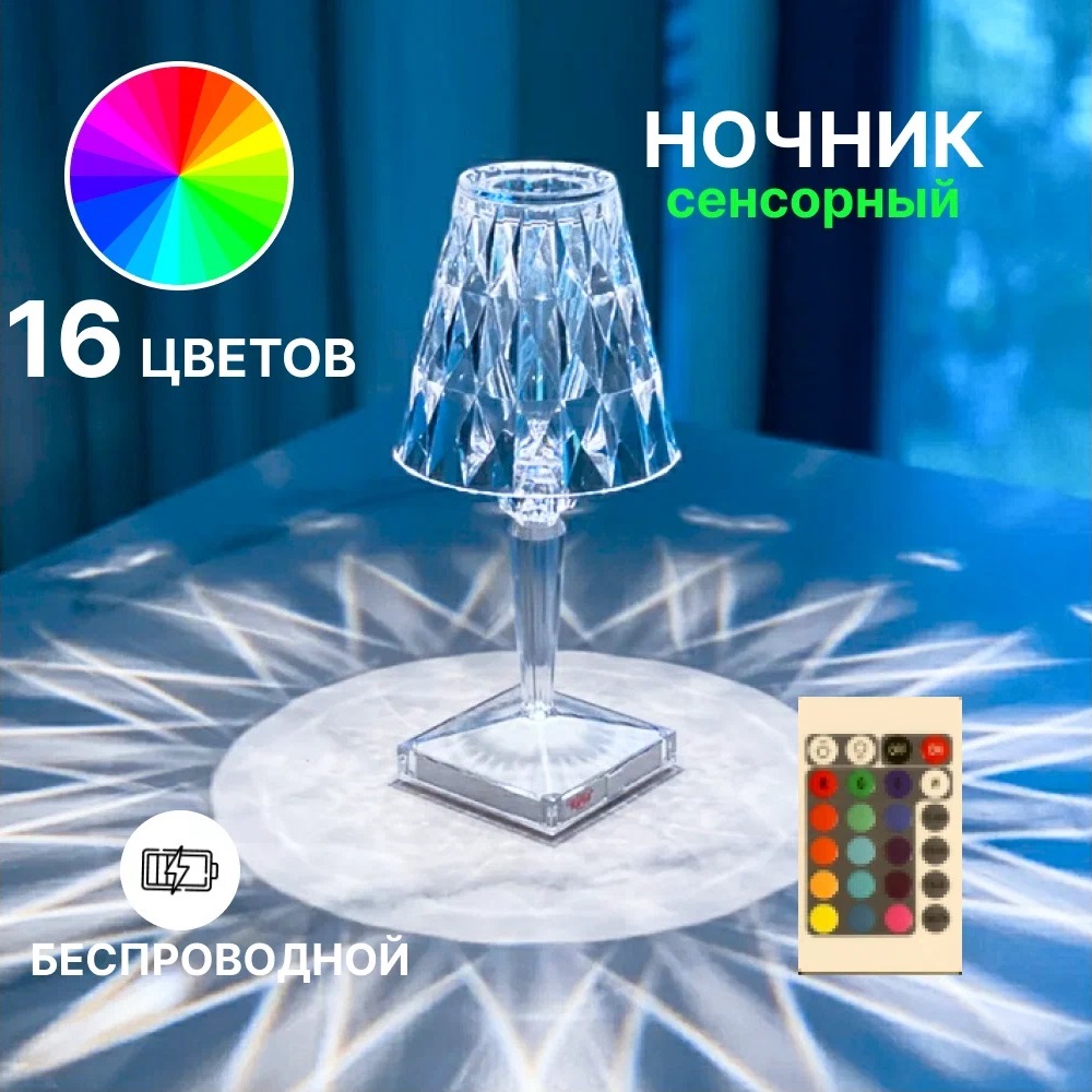 Rose Diamond Table Lamp 04 ночник