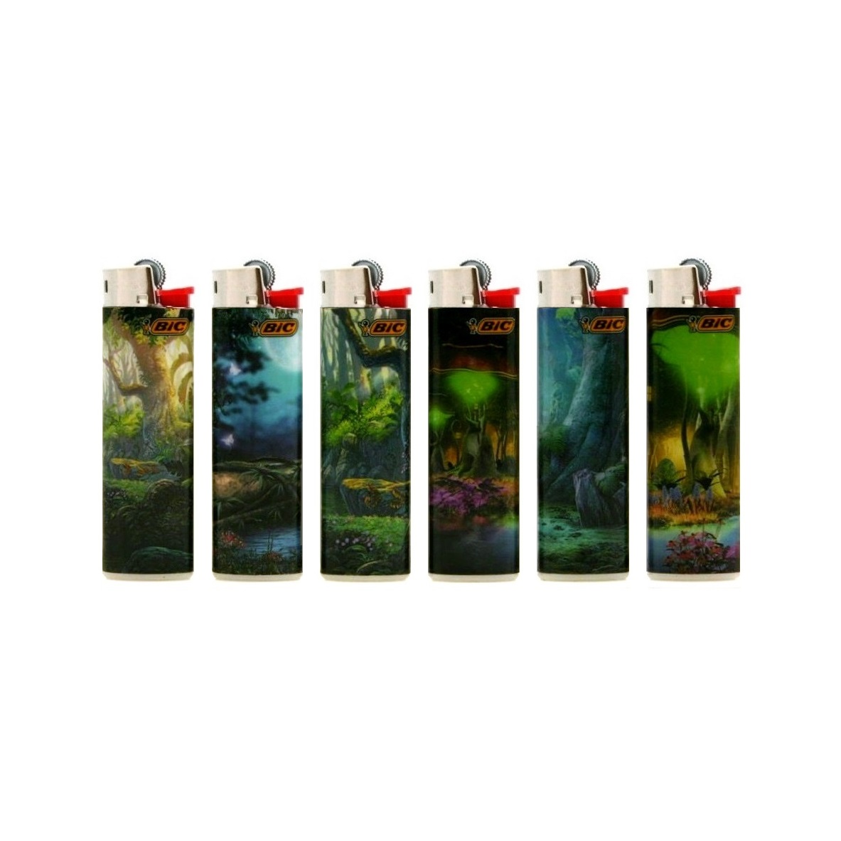 Bic J3 "Sci Fi Land" кремниевая зажигалка