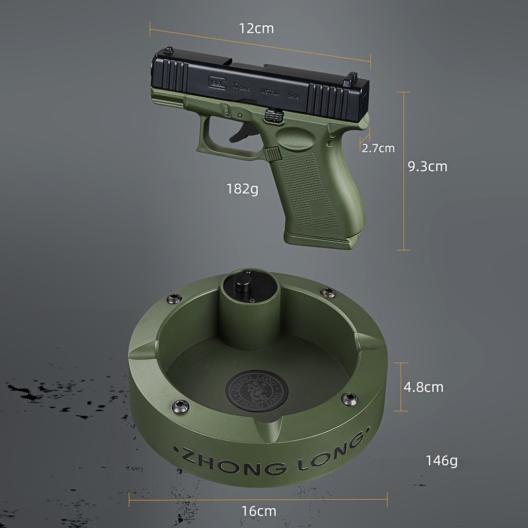 Zhong Long ZL-035B настольная турбо зажигалка - пепельница