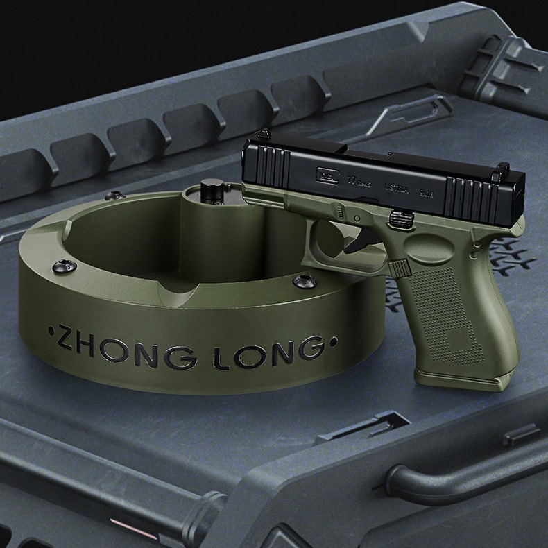 Zhong Long ZL-035B настольная турбо зажигалка - пепельница