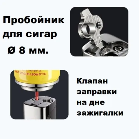 TH608 турбо зажигалка для сигар