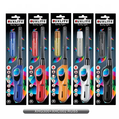 LUXLITE XHG300+XHC002 RUS5 бытовая зажигалка с газовым баллоном