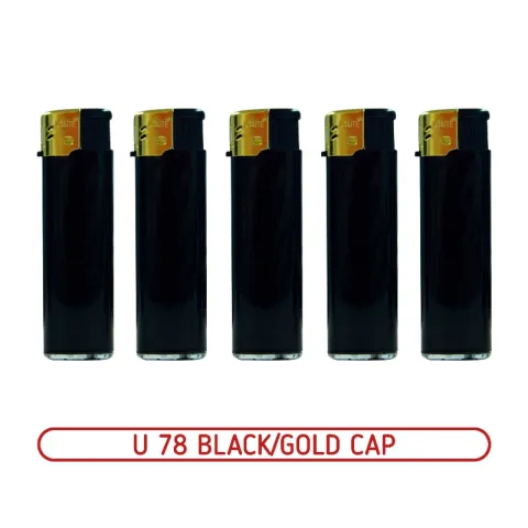 Uslite U78 Black/Gold Cap пьезо зажигалка