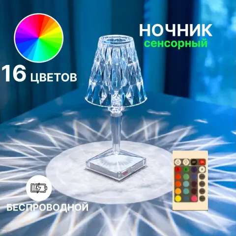 Rose Diamond Table Lamp 04 ночник