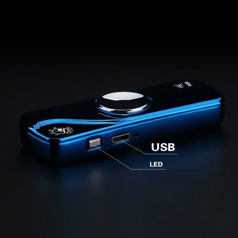 Aomai 900 USB зажигалка - спиннер 2 в 1 с подсветкой 
