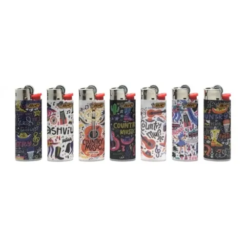 Bic J25 mini Country Music кремниевая зажигалка