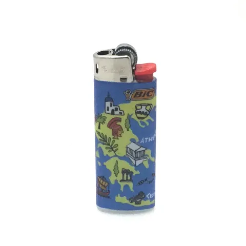 Bic J25 mini European Maps кремниевая зажигалка