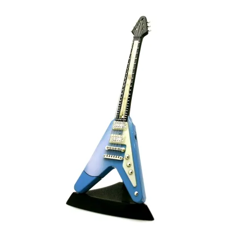 Gibson Flying V гитара настольная пьезо зажигалка Gibson Flying V гитара настольная пьезо зажигалка