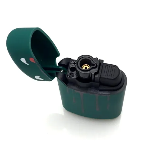 Zengaz Mega Jet ZL-3 Rubberized Green турбо зажигалка заправляемая