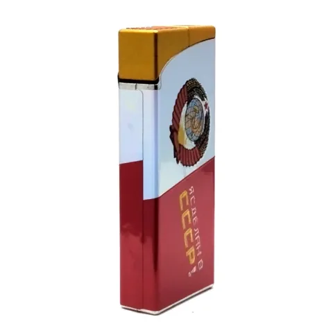 Oney JM-01(02) Gold Cap турбо зажигалка в металлическом чехле