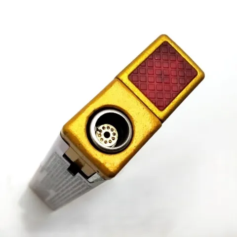 Oney JM-01(02) Gold Cap турбо зажигалка в металлическом чехле