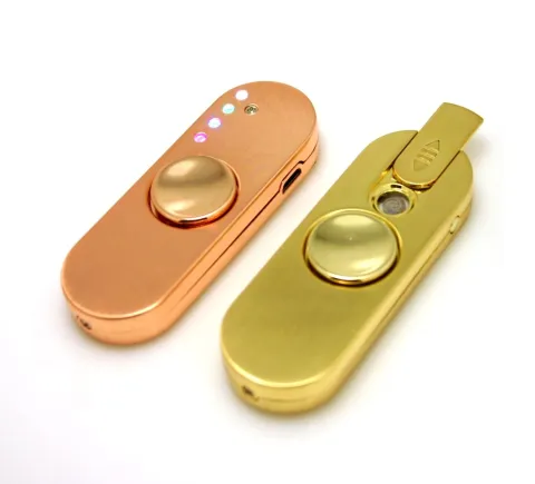 Hetai HT210 USB зажигалка - спиннер 2 в 1 с подсветкой