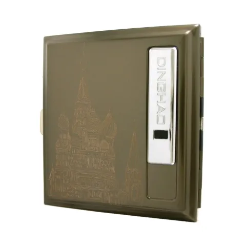 DH-884SD20 портсигар со встроенной USB зажигалкой 