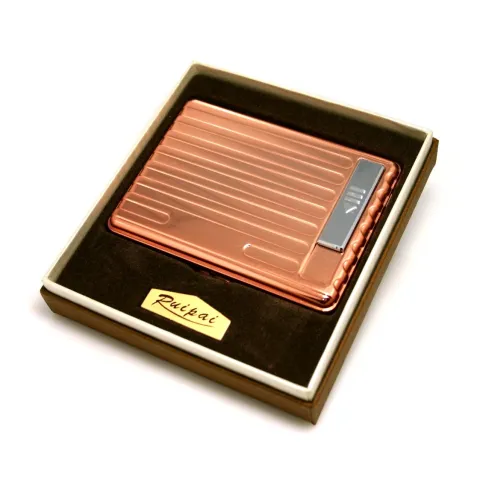 Ruipai D21370 портсигар  со встроенной USB зажигалкой