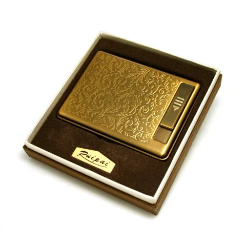 Ruipai Classic портсигар с встроенной USB зажигалкой Ruipai Classic портсигар с встроенной USB зажигалкой