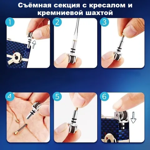 Jobon ZB939B кремниевая турбо зажигалка