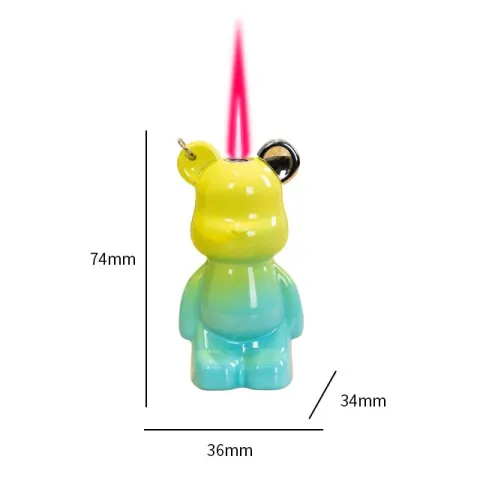HB Kaws Gloomy Bear турбо зажигалка - брелок