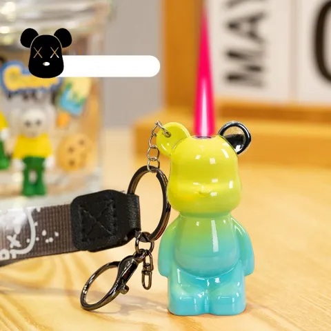 HB Kaws Gloomy Bear турбо зажигалка - брелок