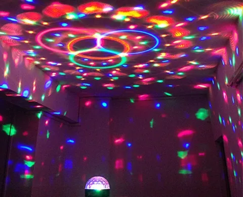 MP3 LED Magic Ball Light диско - шар светодиодный 