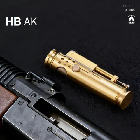HB АК47 бензиновая зажигалка HB АК47 бензиновая зажигалка