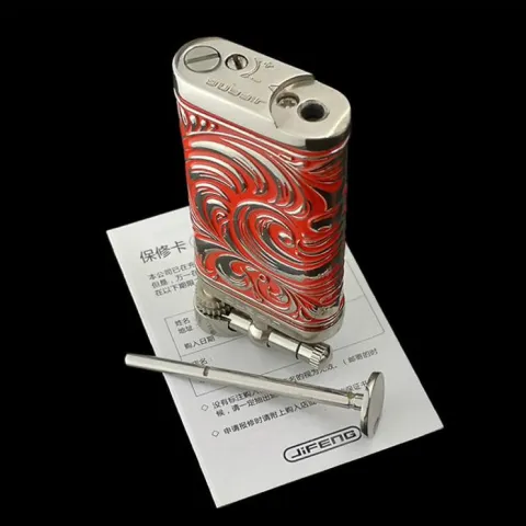 Jifeng JF-096 кремниевая газовая зажигалка
