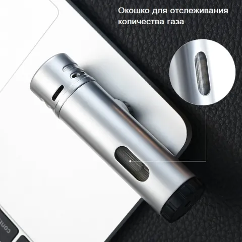 Jobon ZB-321DHJ кремниевая турбо зажигалка