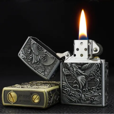 Zorro ZK21-1 бензиновая зажигалка Zorro ZK21-1 бензиновая зажигалка