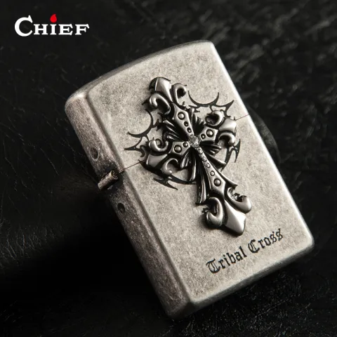Chief "Tribal cross ll" бензиновая зажигалка
