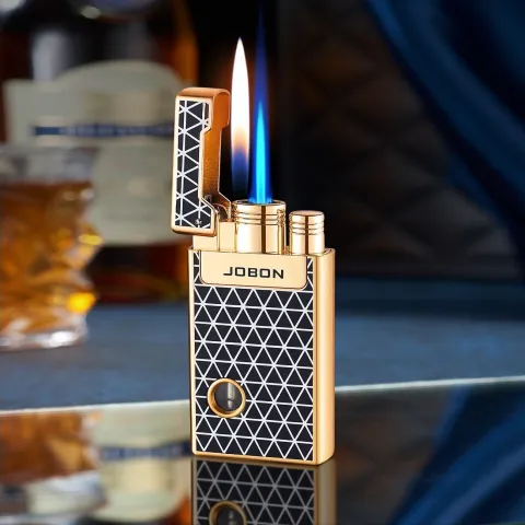 Jobon ZB-510 газовая зажигалка 2 пламени