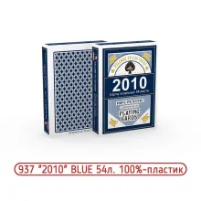 2010 Blue № 937 Jumbo Index игральные карты 100% пластик