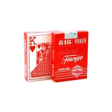 Fournier 818 Red Jumbo Index игральные карты c пластиковым покрытием