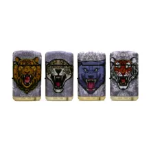 Pride Tiger, Lion, Leo & Wolf Single EWT-600 турбо зажигалка заправляемая