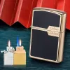 Chief 805B 14Ar бензиновая + газовая турбо зажигалка с кремниевым поджигом