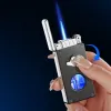 WB897 кремниевая турбо зажигалка 2 пламени